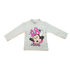 Hosszú ujjú belül bolyhos kislány póló Minnie mintával - 110-es méret gyerek póló