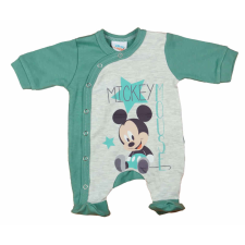 Hosszú ujjú elöl patentos baba rugdalózó Mickey egér mintával rugdalózó