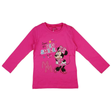 Hosszú ujjú kislány póló Minnie egér mintával - 104-es méret gyerek póló