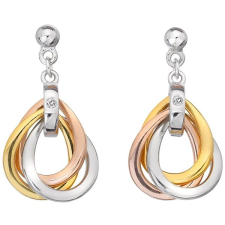 Hot Diamonds Trio DE645 (Ag 925/1000, 5,39g) fülbevaló