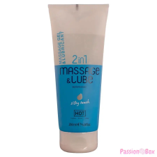 Hot Massage &amp; Glide Gel 2in1 Silky Touch 200 ml masszázsolaj és gél