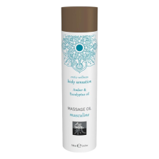 Hot Shiatsu Masculine - masszázsolaj - borostyán-eukaliptusz (100ml) masszázsolaj és gél