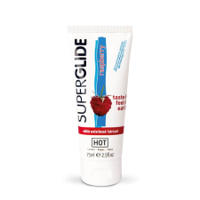  HOT Superglide edible lubricant waterbased &#8211; RASPBERRY 75 ml &#8211; vízbázisú síkosító síkosító