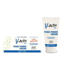 Hot V-Activ Penis Power Cream - vágyfokozó, pénisz vitalizáló krém (50 ml) vágyfokozó