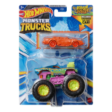  HOT WHEELS MONSTER TRUCK ÉS RODGER DODGER FÉM AUTÓ autópálya és játékautó