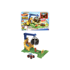  Hot wheels Rhinomite zúzda autópálya és játékautó