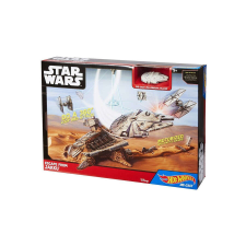 Hot Wheels Star Wars Pálya: Menekülés Jakkuból autópálya és játékautó