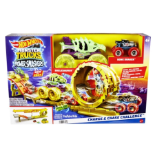  Hot Wheels - szörnyteherautók masszív pusztítás pálya autópálya és játékautó