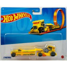 HOT WHEELS TEHERAUTÓ CYBERRIG autópálya és játékautó