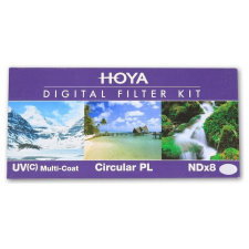 Hoya szűrő szett (UV(C), Circular Polar, NDx8) 55mm objektív szűrő