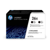 HP 26X 2 darabos nagy kapacitású LaserJet tonerkazetta fekete (CF226XD) (CF226XD)