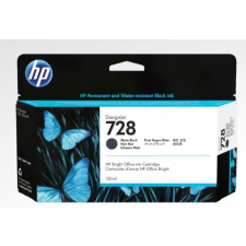 HP 728 130ml-es DesignJet tintapatron matt fekete (3WX25A) nyomtatópatron & toner