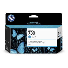 HP 730 DesignJet tintapatron 130ml cián (P2V62A) nyomtatópatron & toner