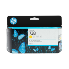 HP 738 498N7A Eredeti Tintapatron Sárga (498N7A) nyomtatópatron & toner