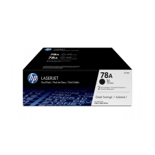 HP 78A 2-pack Black Original LaserJet Toner Cartridges nyomtatópatron & toner