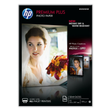 HP A4 Prémium Plus Félfényes Fotópapír 20lap 300g (Eredeti) fotópapír
