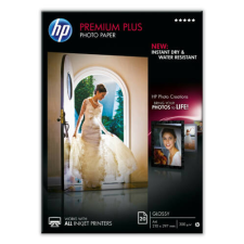 HP A4 Prémium Plus Fényes Fotópapír 20lap 300g (Eredeti) fotópapír