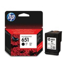 HP c2p10ae tintapatron black 600 oldal kapacitás no.651 nyomtatópatron & toner