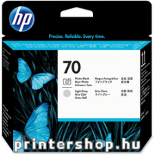 HP C9407A No.70 fotó fekete és világos szürke eredeti nyomtatófej nyomtatópatron & toner