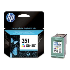HP CB337EE Tintapatron DeskJet D4260, OfficeJet J5780 nyomtatókhoz, HP 351, színes, 3,5ml nyomtatópatron & toner
