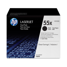 HP CE255XD (55X) 2-pack Black toner nyomtatópatron & toner
