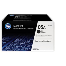 HP CE505AD fekete eredeti toner duplacsomag nyomtatópatron & toner