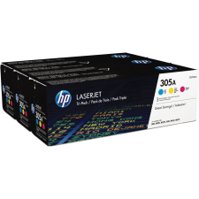 HP CF370AM Tri-Pack C/Y/M toner (305A) nyomtatópatron & toner