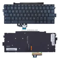 HP Elite Dragonfly Chromebook Enterprise gyári billentyűzet (US kiosztás, háttérvilágítással, szürke) laptop alkatrész