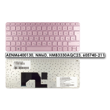  HP Mini 210-1000 gyári új magyar pink netbook billentyűzet (SPS 605740-211) laptop alkatrész