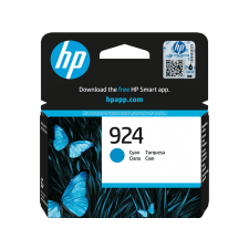 HP No. 924 eredeti tintapatron, ciánkék, 400 oldal (4K0U3NE) nyomtatópatron & toner