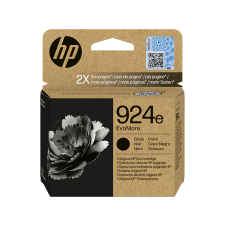 HP No. 924e EvoMore eredeti tintapatron, fekete, 1000 oldal (4K0V0NE) nyomtatópatron & toner