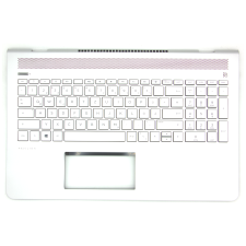 HP Pavilion 15T-CC5, 15-CC6, 15-CC7 gyári új ezüst -pink német billentyűzetmodul (929870-041) laptop alkatrész
