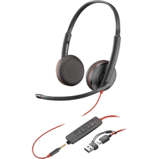 HP Poly Blackwire 3225 (8X229A6) fülhallgató, fejhallgató