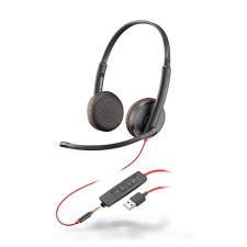 HP Poly Blackwire 3225 Stereo (80S11A6) fülhallgató, fejhallgató