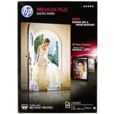 HP Prémium Plus Fényes Fotópapír A4 20lap 300g (CR672A) fotópapír