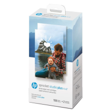 HP Sprocket Studio Plus fotópapír és tintapatron (108 lap 4"x6" + 2 patron) nyomtatópatron & toner