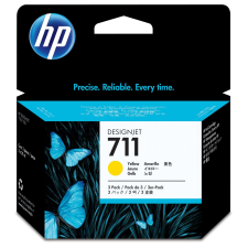 HP Supply Hp no 711 cz136a 3db-os sárga tintapatron csomag nyomtatópatron & toner