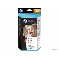 HP T9D88EE No.364 /CB318EE CB319EE CB320EE/ + 50db fotópapír multipack (eredeti) fotópapír