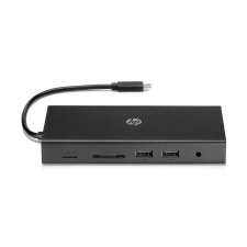 HP Travel USB C HUB (2 port) Fekete (1C1Y5AA#ABB) hub és switch