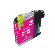 HQ Premium Brother LC123 LC-123 Magenta Utángyártott Tintapatron nyomtatópatron & toner