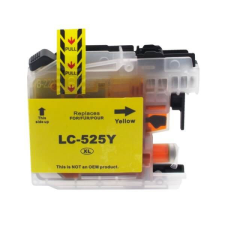 HQ Premium Brother LC525XL LC-525XL Yellow Utángyártott Tintapatron nyomtatópatron & toner