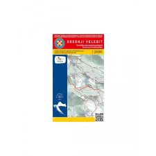 Hrvatska Gorska HG 33 Srednji Velebit térkép, Velebit turistatérkép 1:25e térkép