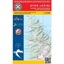Hrvatska Gorska Otok Losinj turistatérkép Hrvatska Gorska 1:25 000 2015 térkép
