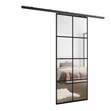  HS-45 LOKI Tolóajtó 106x205cm - fekete nyílászáró