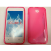 HTC Desire 300, Szilikon tok, S-Case, rózsaszín