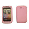 HTC G13 Wildfire, Szilikon tok, S-Case, rózsaszín
