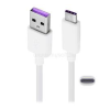 Huawei AP71 adatkábel (USB - Type-C, 5A, gyorstöltő, 100cm) FEHÉR (HUAWEI_AP71_/_HL1289_B)