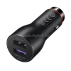 Huawei autós töltő 2 USB aljzat (22.5W, gyorstöltő) FEKETE (HUAWEI_CP36_/_CP36V2_/_55032780_/_55034029)