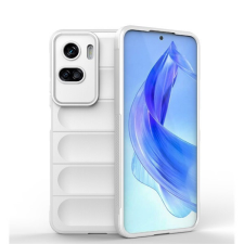 Huawei Honor 90 Lite, Szilikon tok, közepesen ütésálló, 3D minta, fehér tok és táska