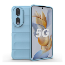 Huawei Honor 90, Szilikon tok, közepesen ütésálló, 3D minta, világoskék tok és táska